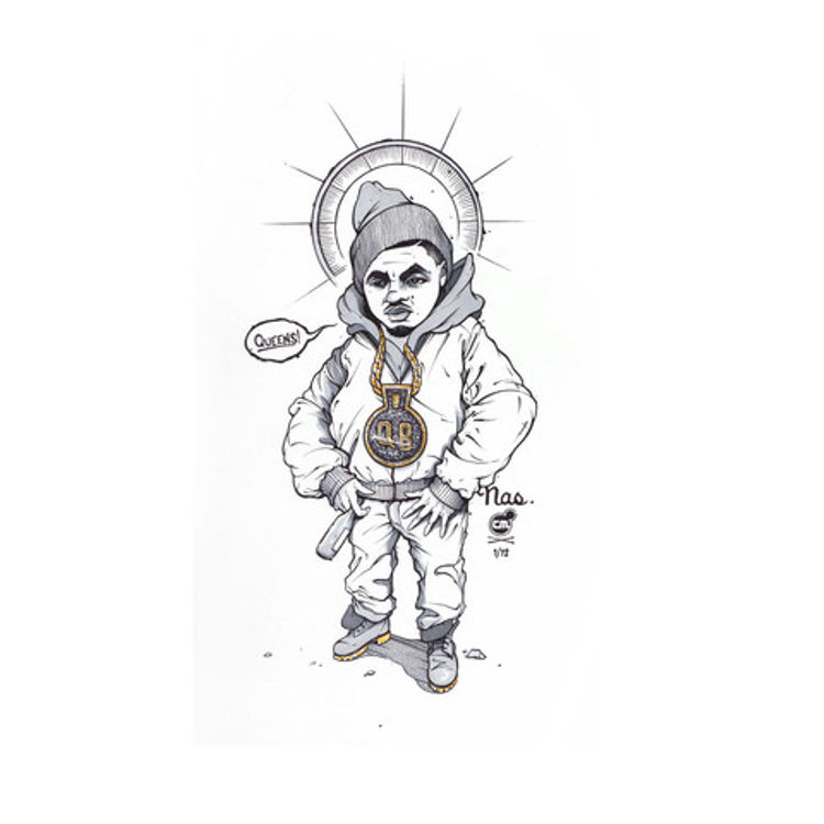 “Nas" Print by Chris B. Murray
