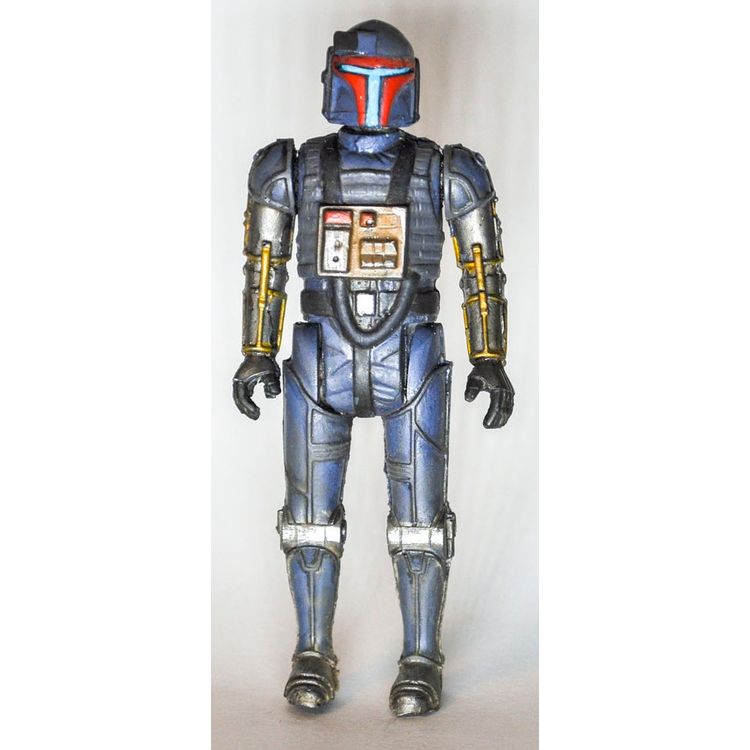 Painted Pilot Fett (Blue) by Small Angry Monster (Adam Pratt)