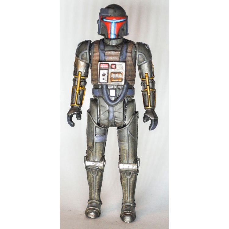 Painted Pilot Fett (Gray) by Small Angry Monster (Adam Pratt)