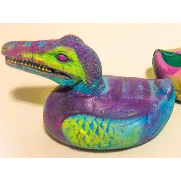 Marbled Dino Duck by Bacee