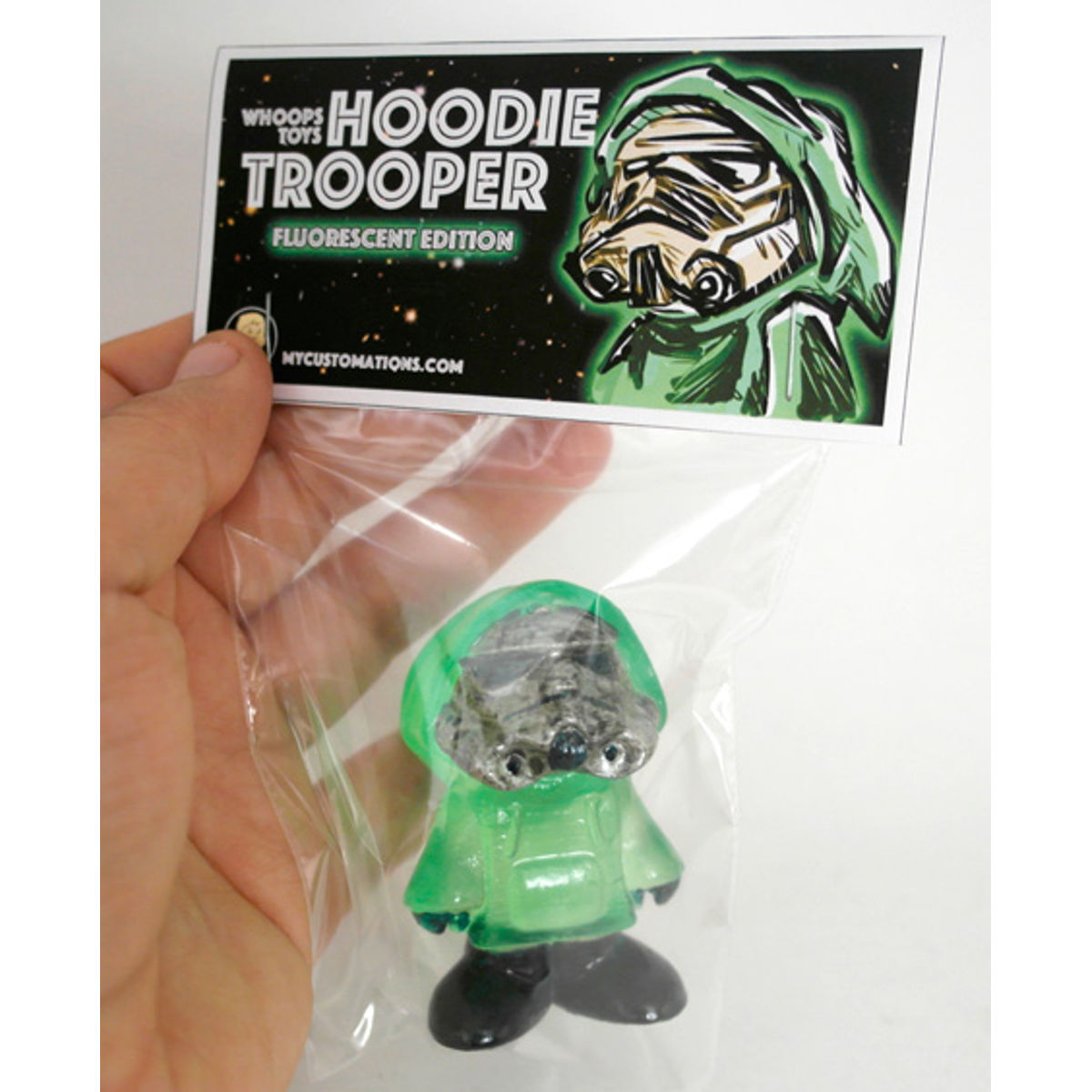Hoodie Trooper Fluorescent Green Edition