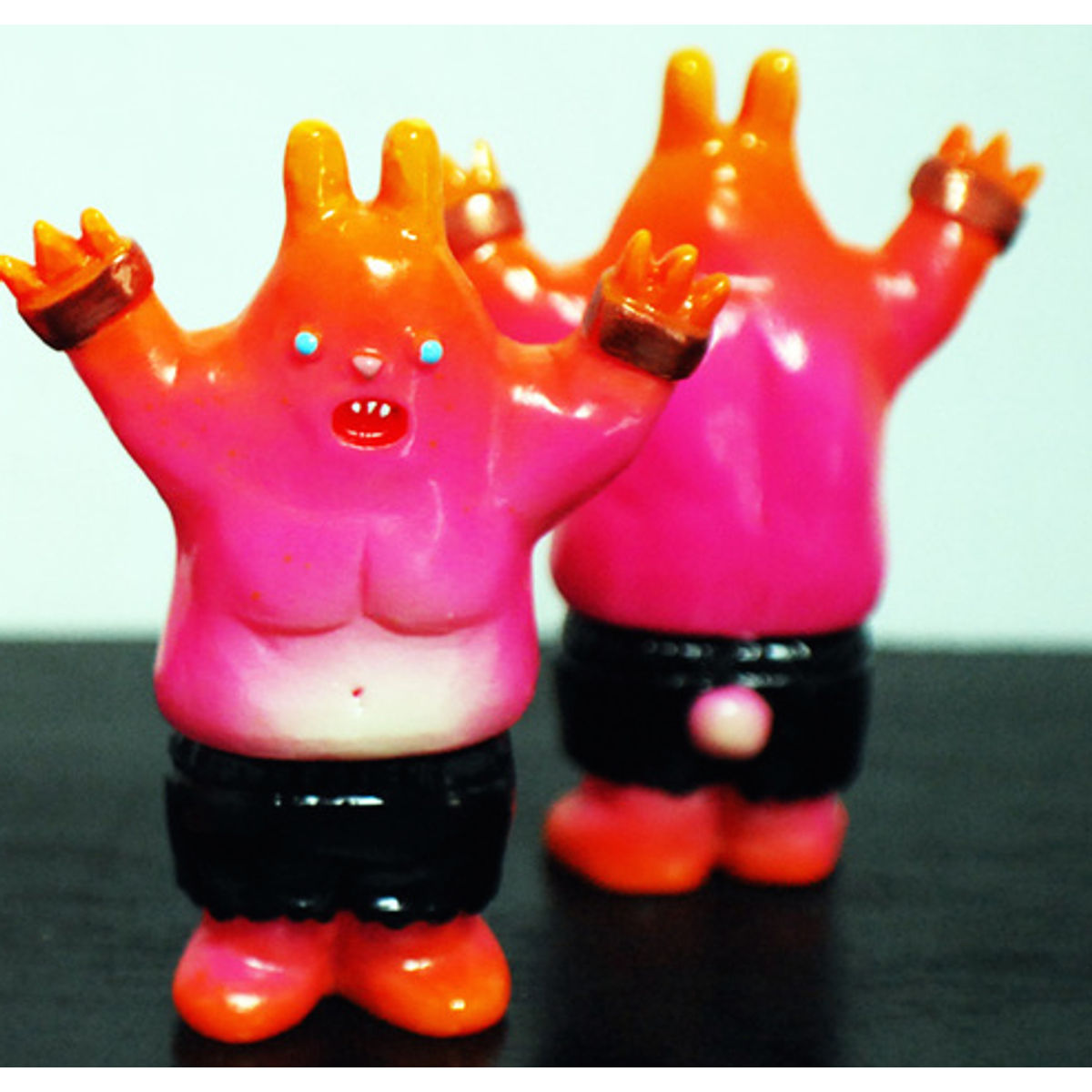 Bunny Bear Fighter - pink vinyl