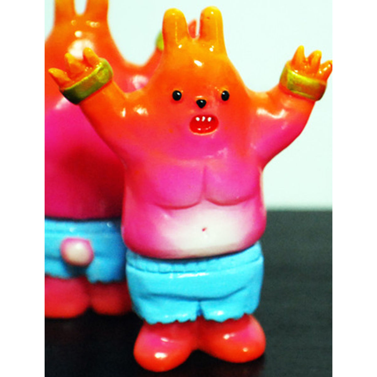 Bunny Bear Fighter - pink vinyl