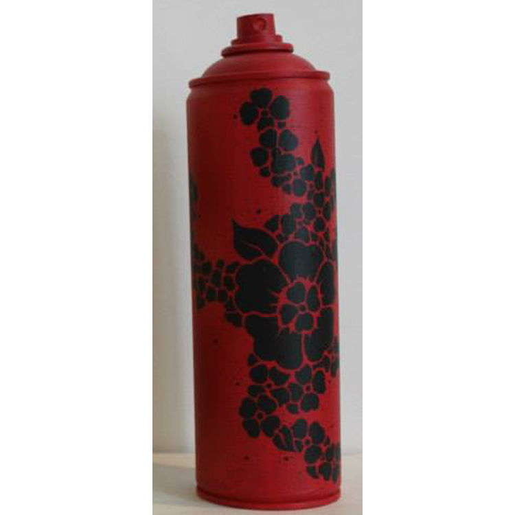 Flower Can - Red by David Stevenson