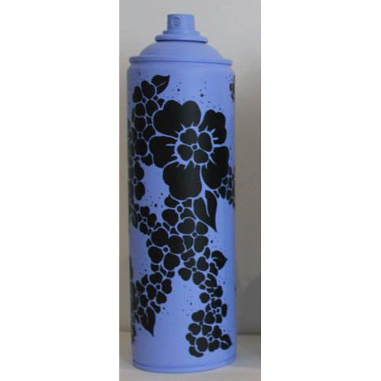 Flower Can - Blue by David Stevenson