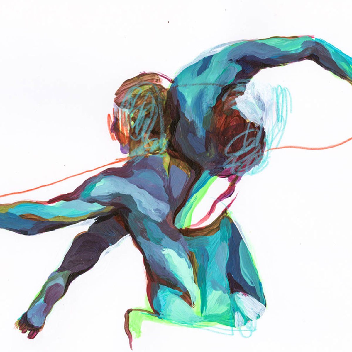 Contact Study 4 - Original Artwork