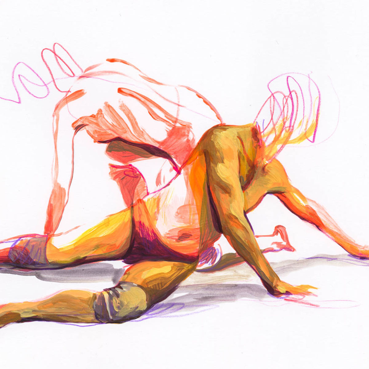 Contact Study 7 - Original Artwork