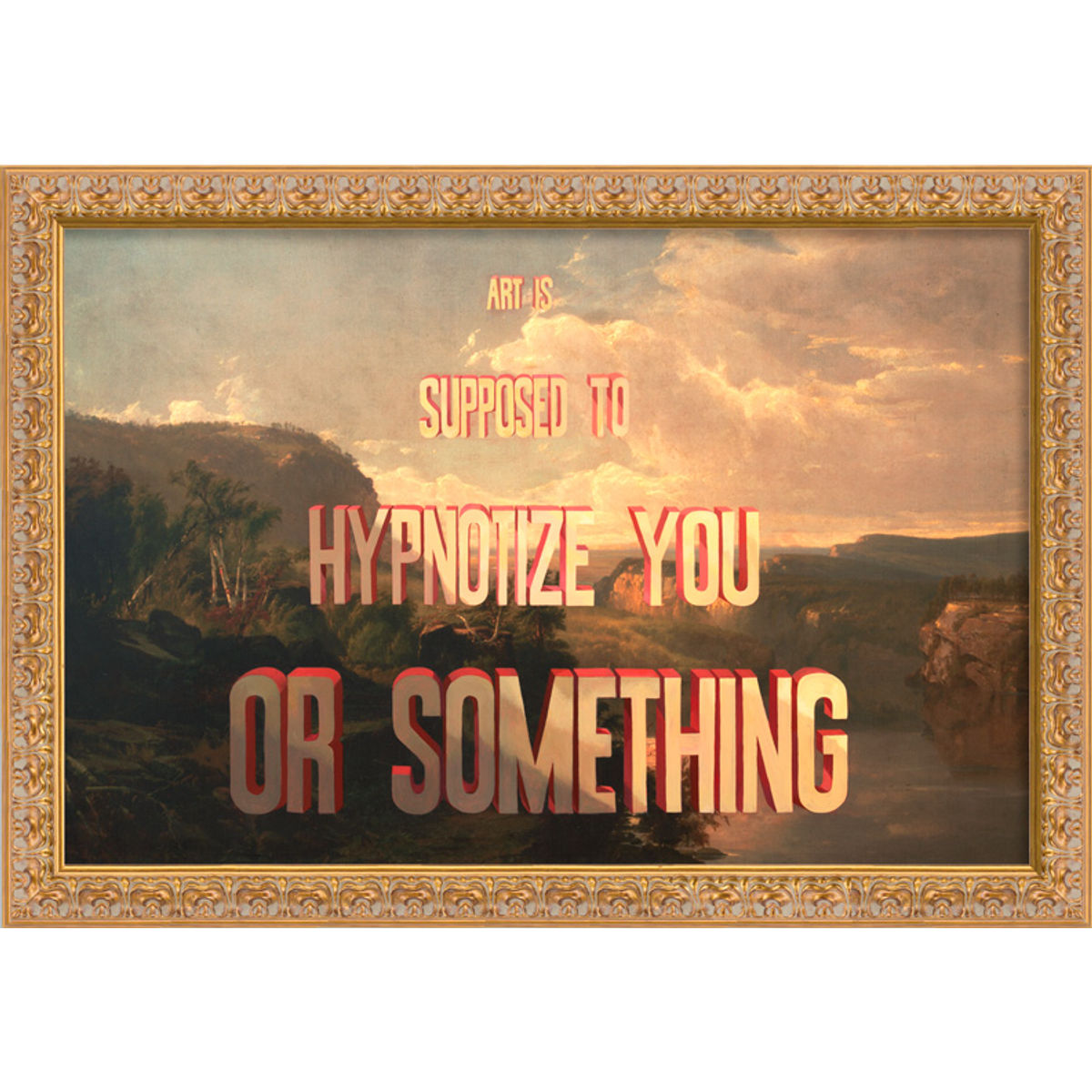 Art Is Supposed To Hypnotize You Or Something - Canvas Edition