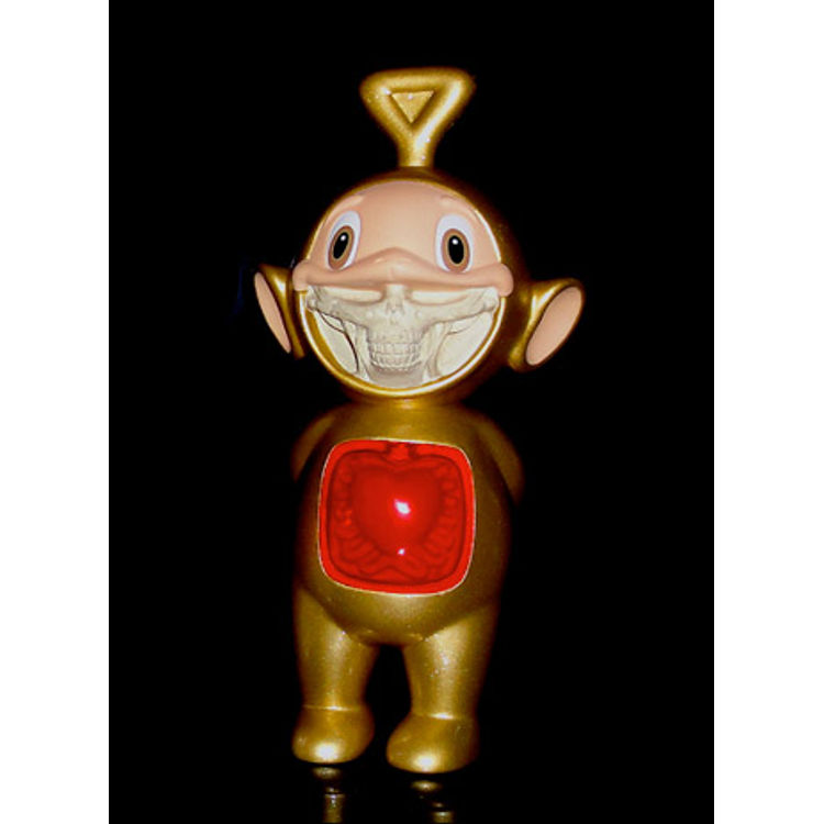 Telegrinnie 4ft Gold by Ron English