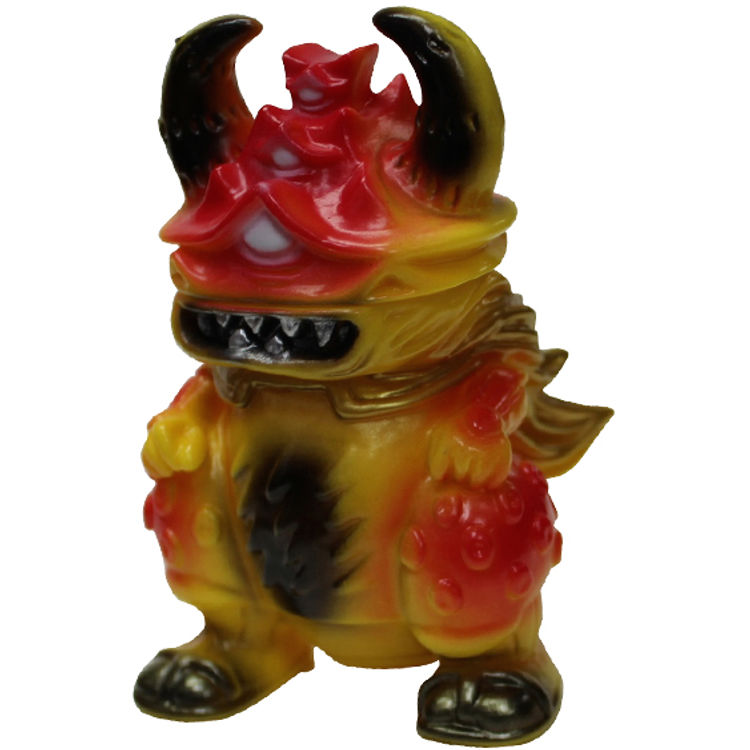 Gajora - Red & Black on yellow molding by Gumtaro (Masahiro Akiba)