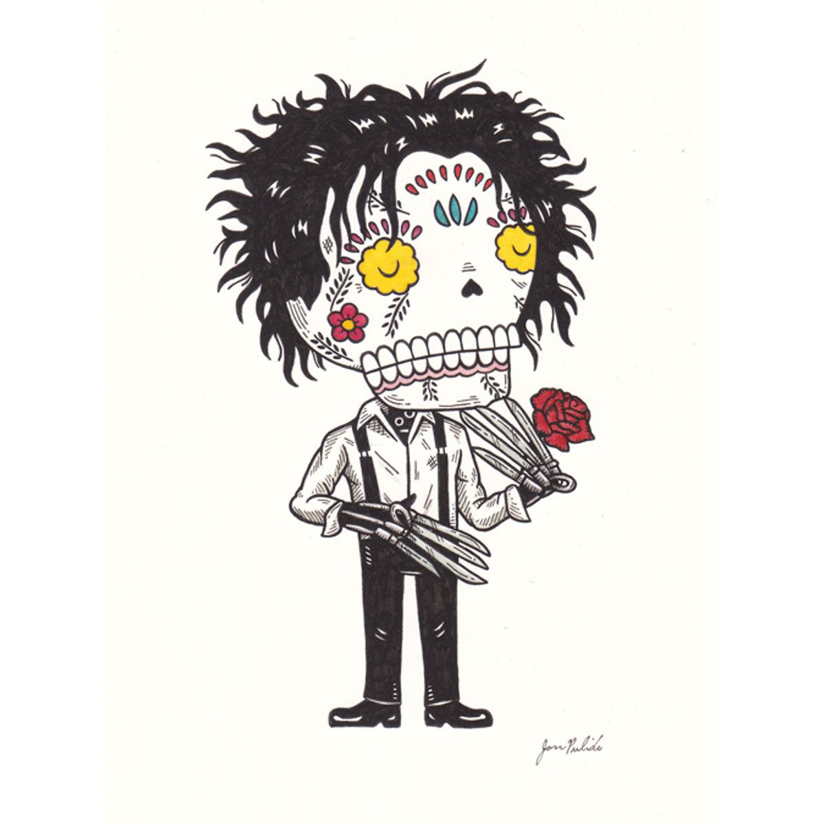 Scissorhands Calavera