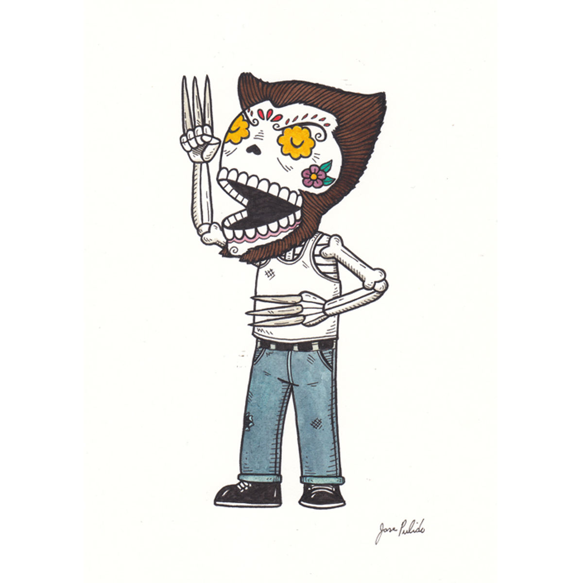 Wolverine Calavera
