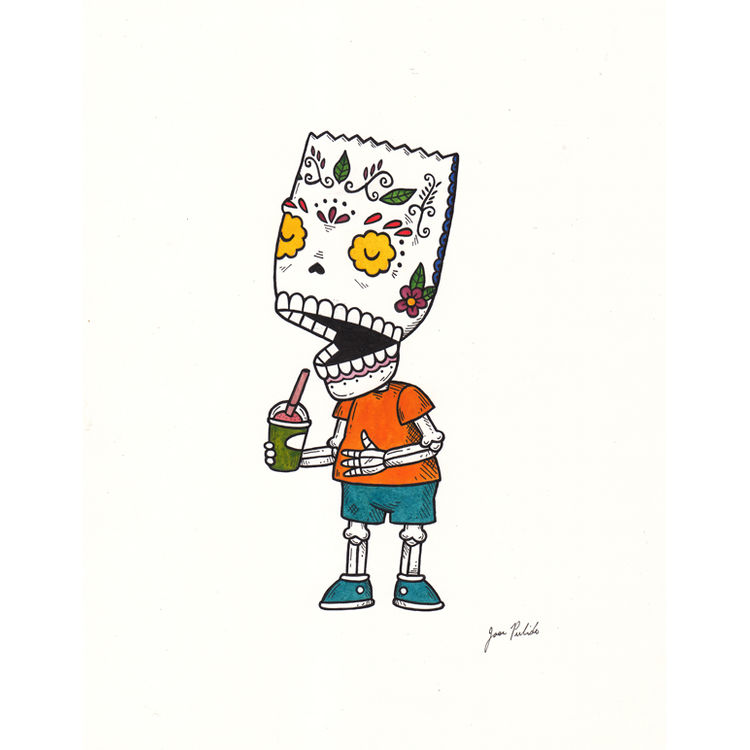 Bart Calavera by Jose Pulido
