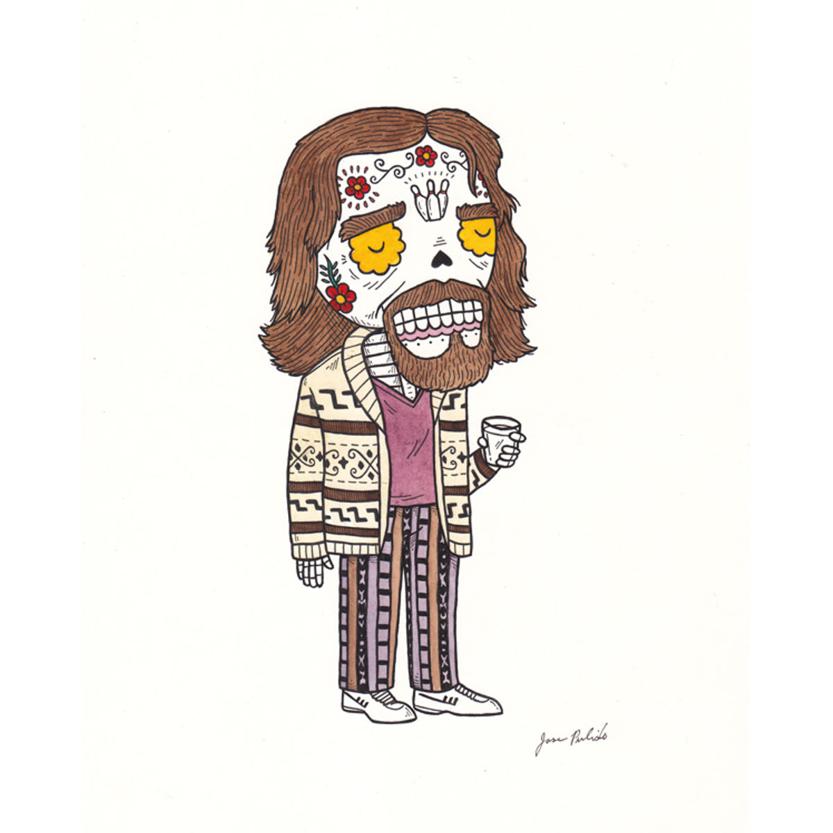 Dude Lebowski Calavera