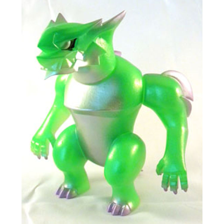 Monster ZABAAAAAN (The Boo § § § § fans) custom - Green Umeda (fin part silver paint) by Dokutoku 460