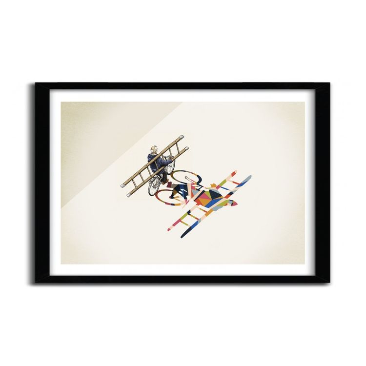 WALKING SHADOW, OLD BICYCLIST by Jason Ratliff