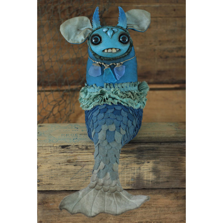 Beach Glass Merbunny by Amanda Louise Spayd