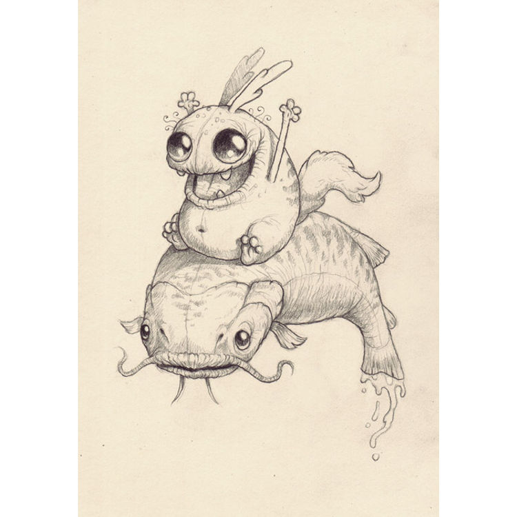 Drawing #254 by Chris Ryniak