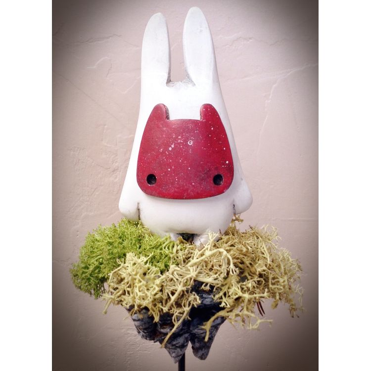 "Masks - Beasty" Figurine (2015) by KIBOOCHAN (Eugénie Bazelis)