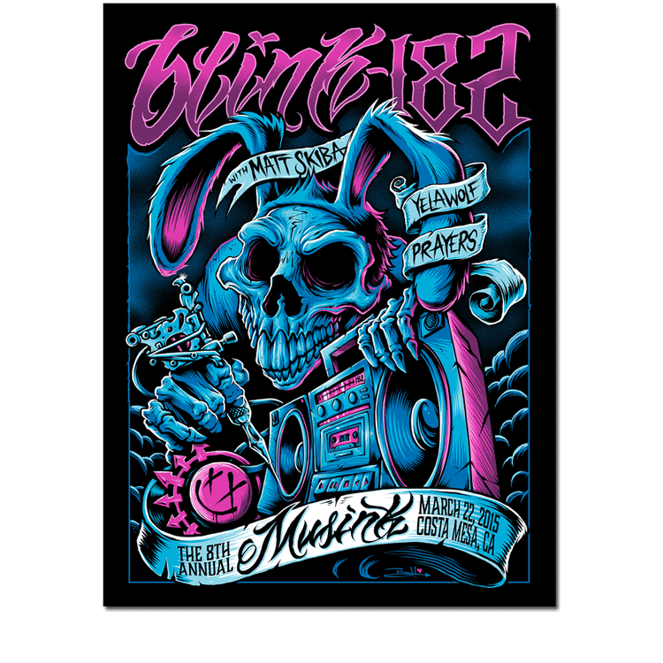 Blink-182 Costa Mesa, California by Brandon Heart