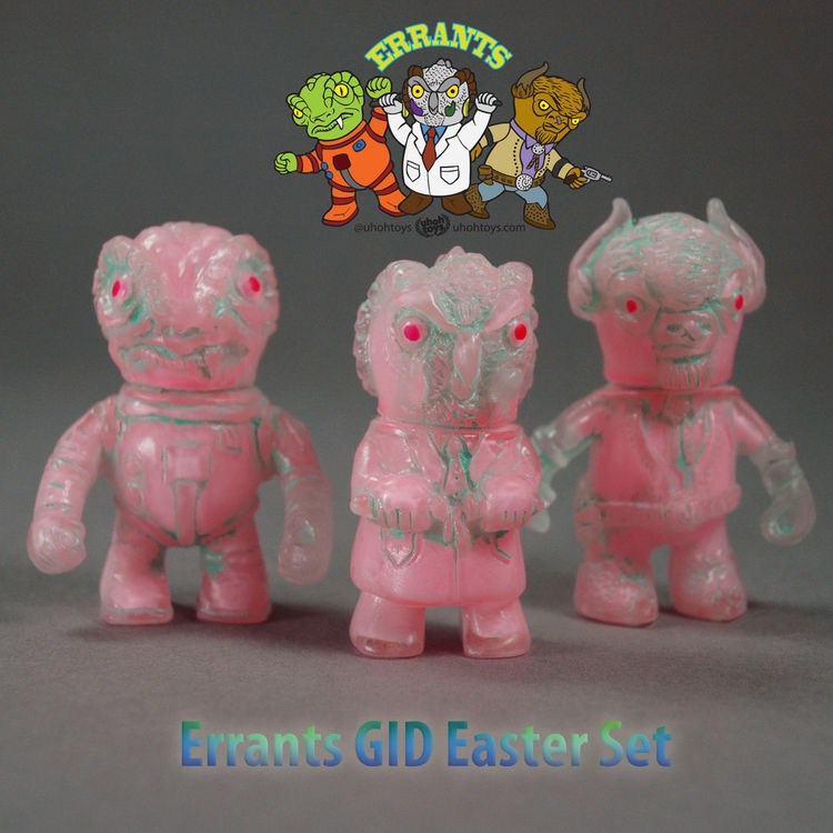 Errants - Pink GID OneOff Set by UhOh Toys