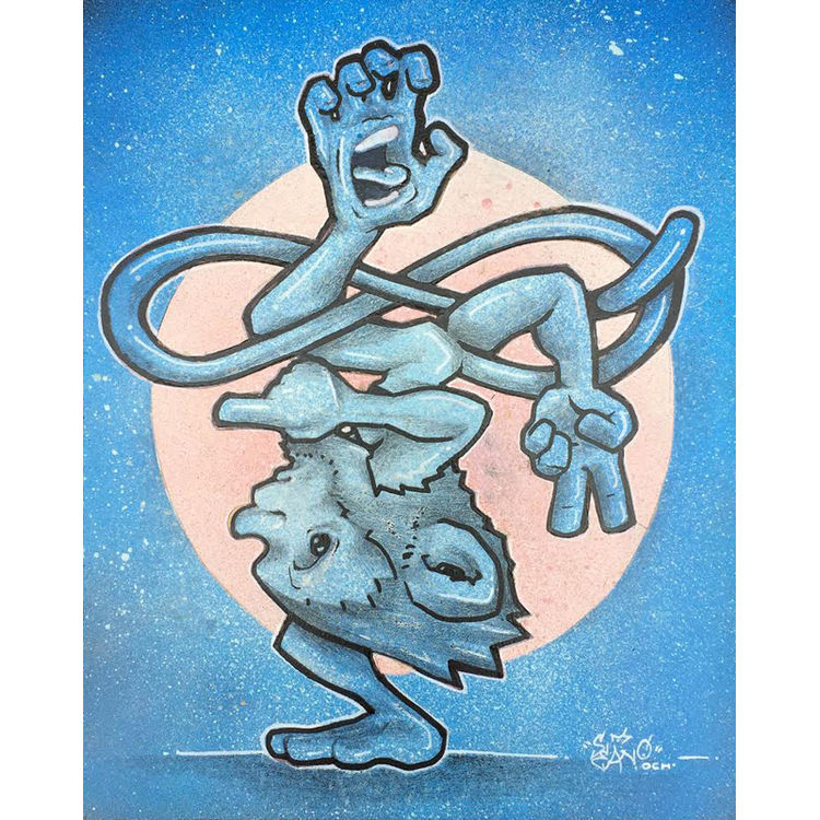 Untitled Tribute to Santa Ceuz Skateboards by Sean Kernick