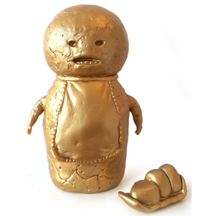 Jizo (gold) by Dehara Yukinori