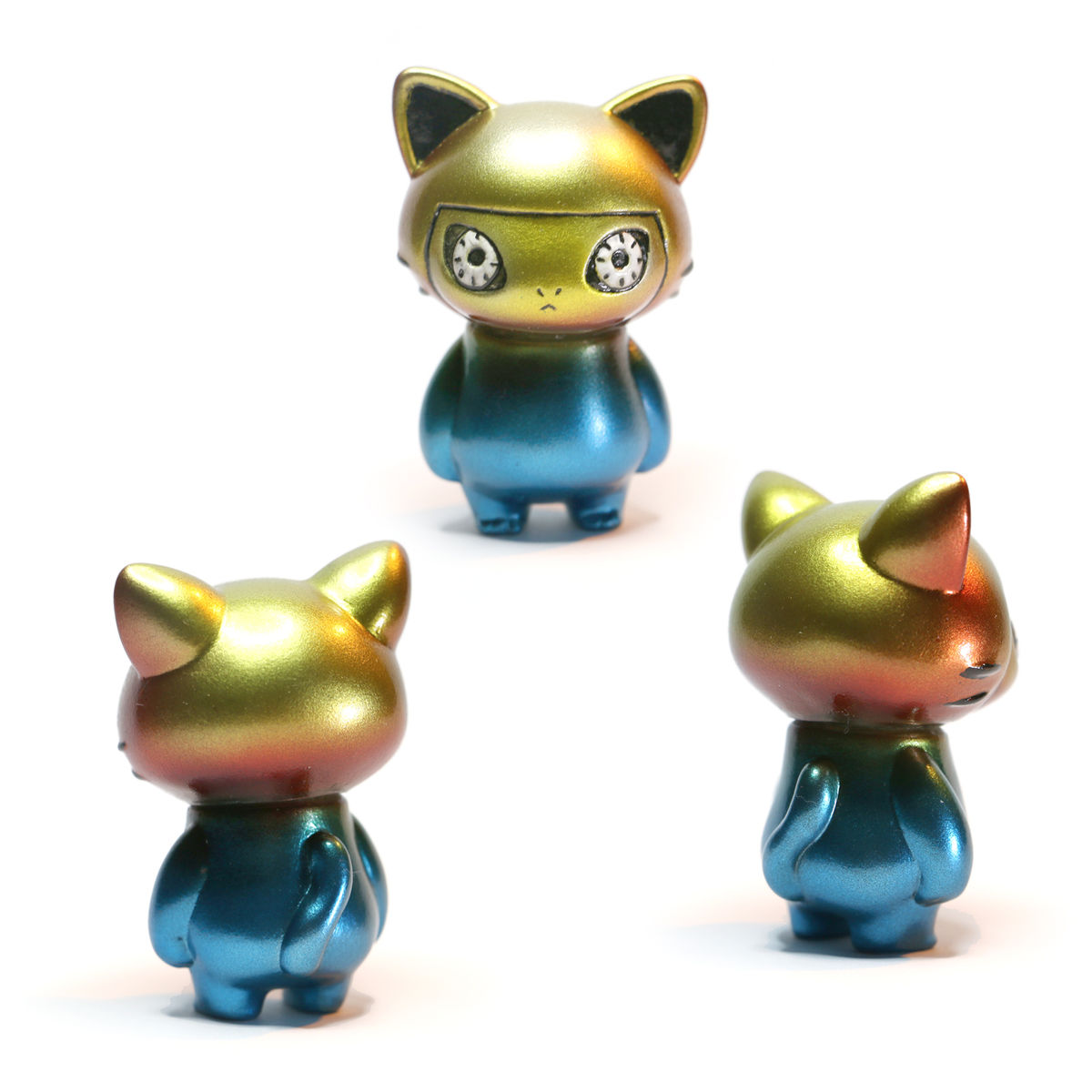Rika Shibazaki Yellow/Blue Micro Nyancocco Cat Custom