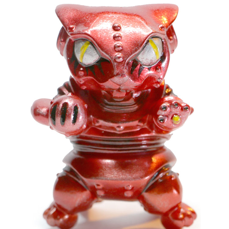 Maxtoy Red Nekoron Negora Kaiju Cat Custom by Zukaty (Paulo Mendes)