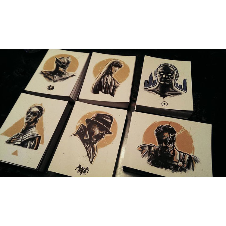 The Watchmen - Hand Bills Set by Robert Bruno