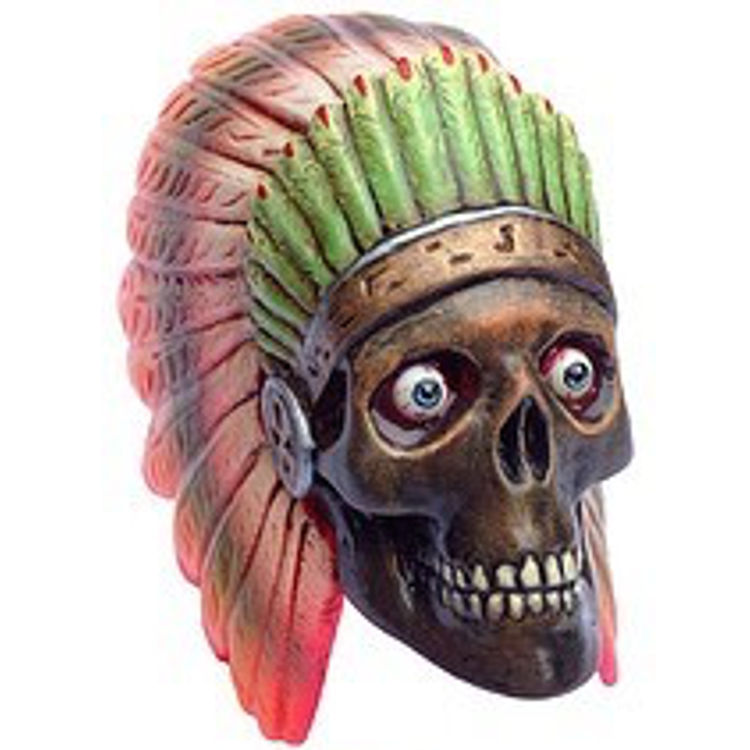 Skull Chief hand-painted by Joe Whiteford