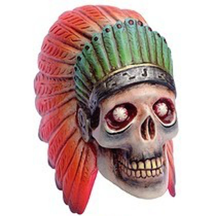 Skull Chief hand-painted by Joe Whiteford