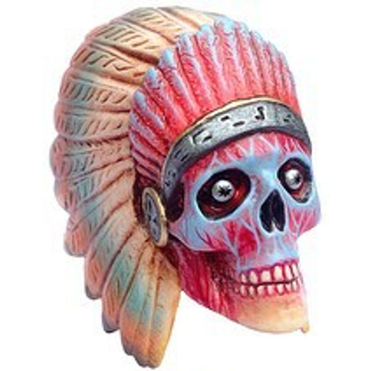 Skull Chief hand-painted by Joe Whiteford