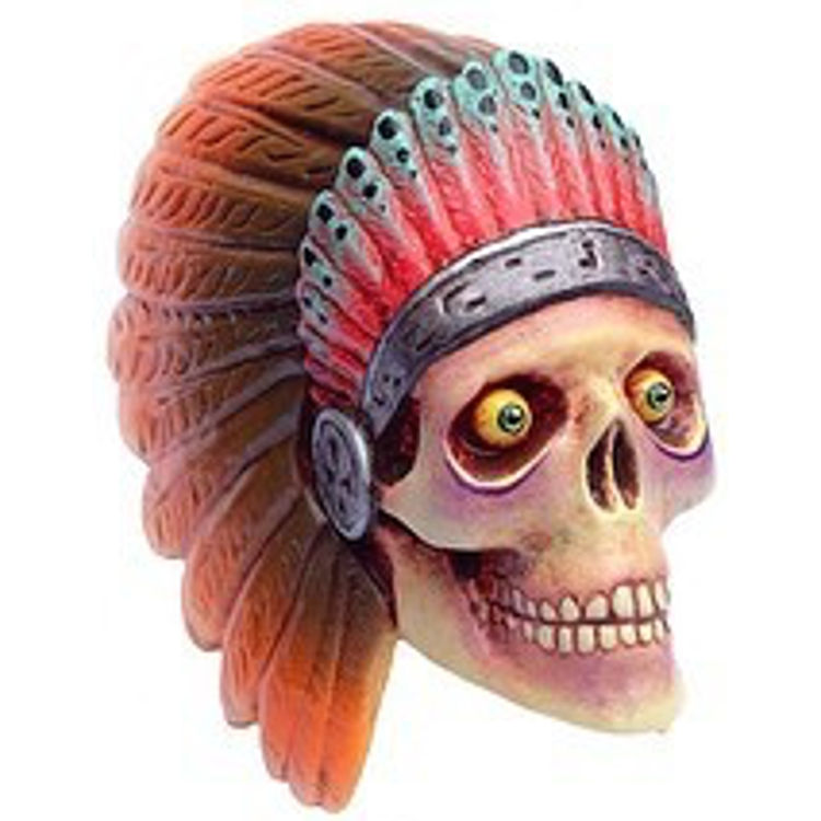 Skull Chief hand-painted by Joe Whiteford