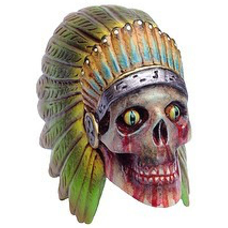 Skull Chief hand-painted by Joe Whiteford
