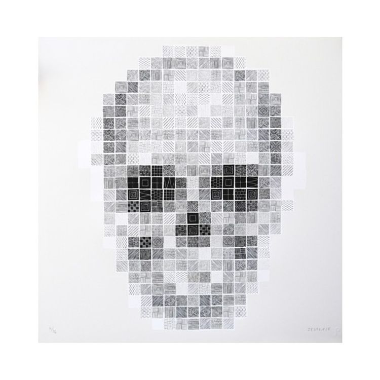 Pixel Skull by Jessica Wilson