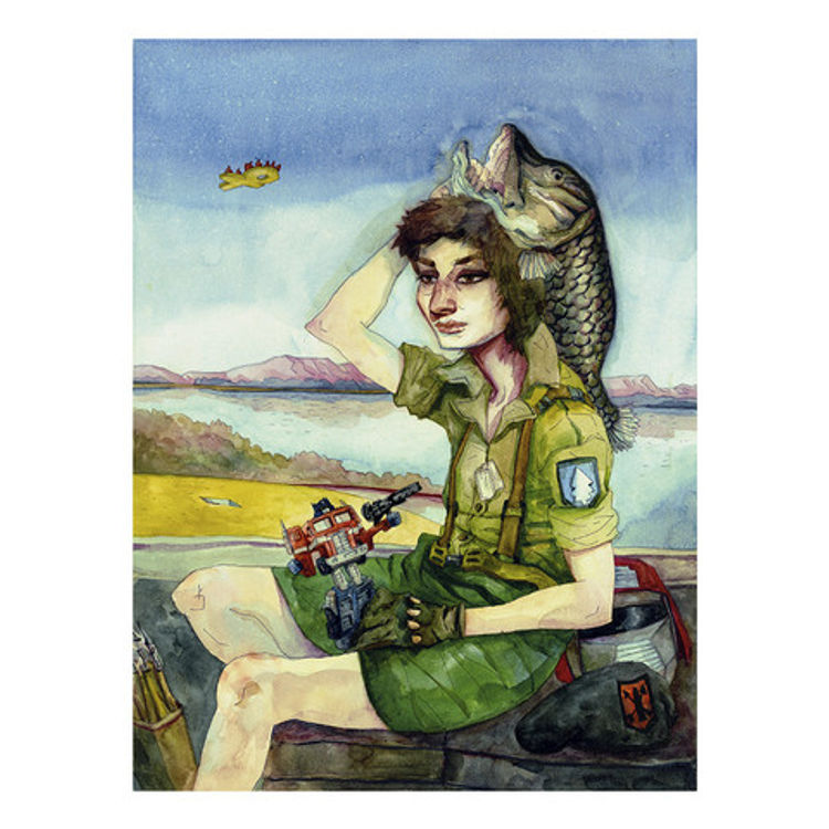 Primes, Gods, and Flying Venus' - Print by Rich Pellegrino
