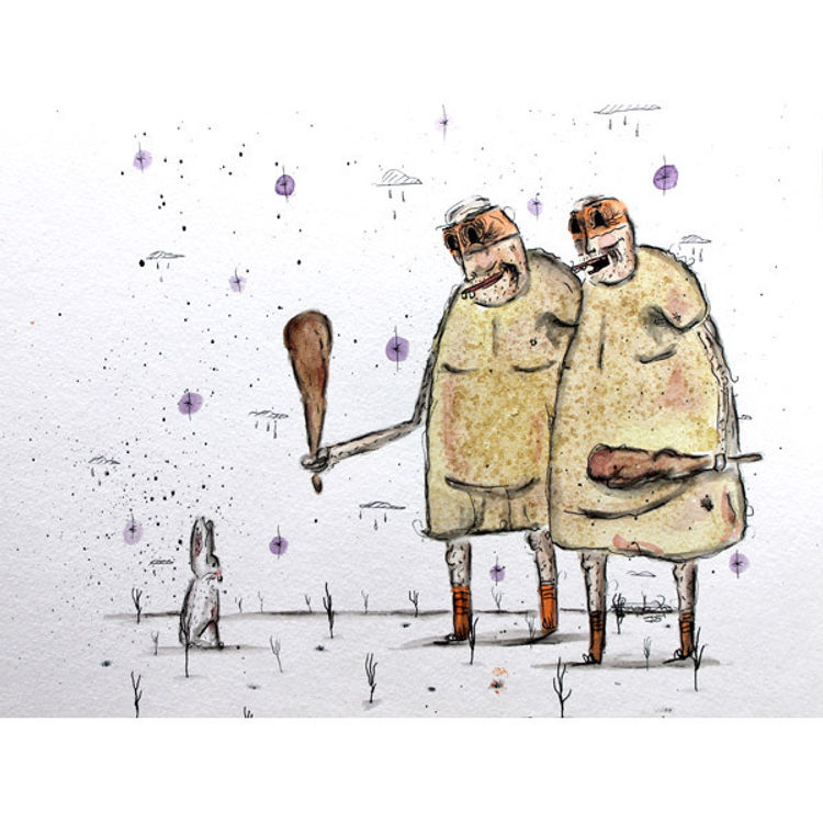Caveman Lunch by Ramiro Davaro-Comas