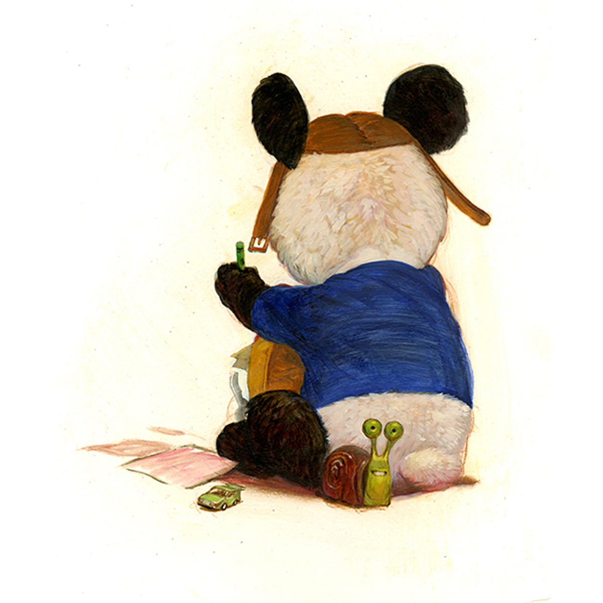 CHU'S FIRST DAY OF SCHOOL (BACK COVER) UNFRAMED