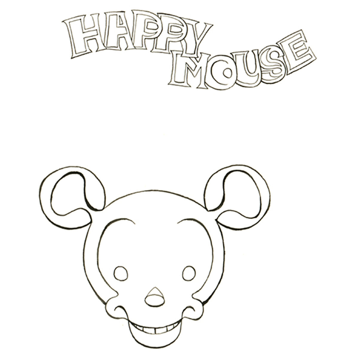 HAPPY MOUSE (SMEKDAY PG 100) UNFRAMED