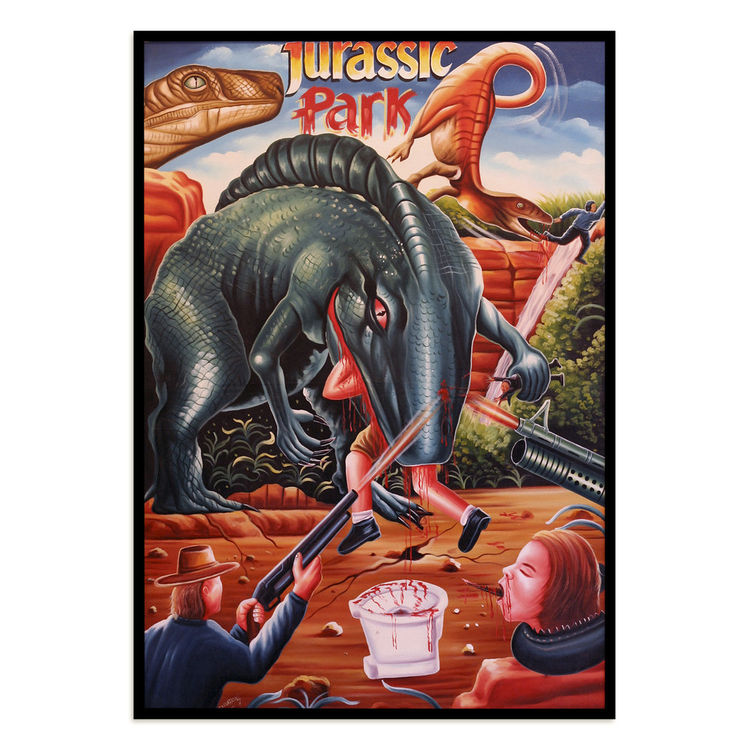 Jurassic Park by Salvation Art