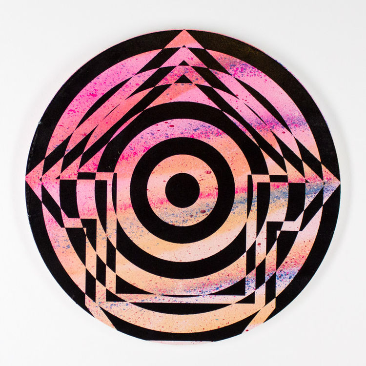 Psychedelic Bullseye 01 by Above