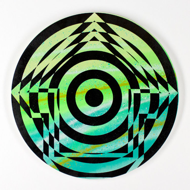 Psychedelic Bullseye 02 by Above