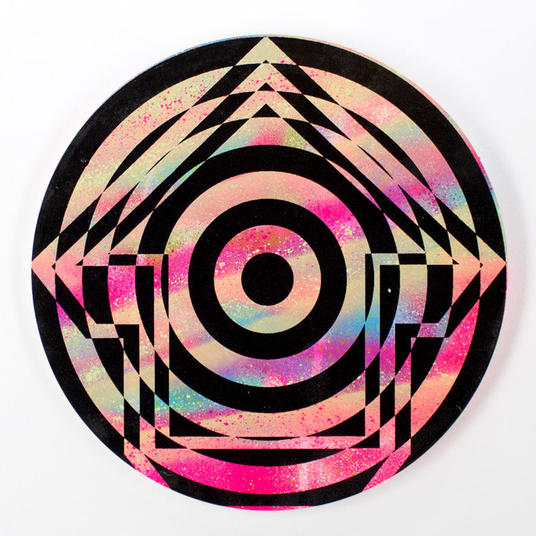 Psychedelic Bullseye 03 by Above
