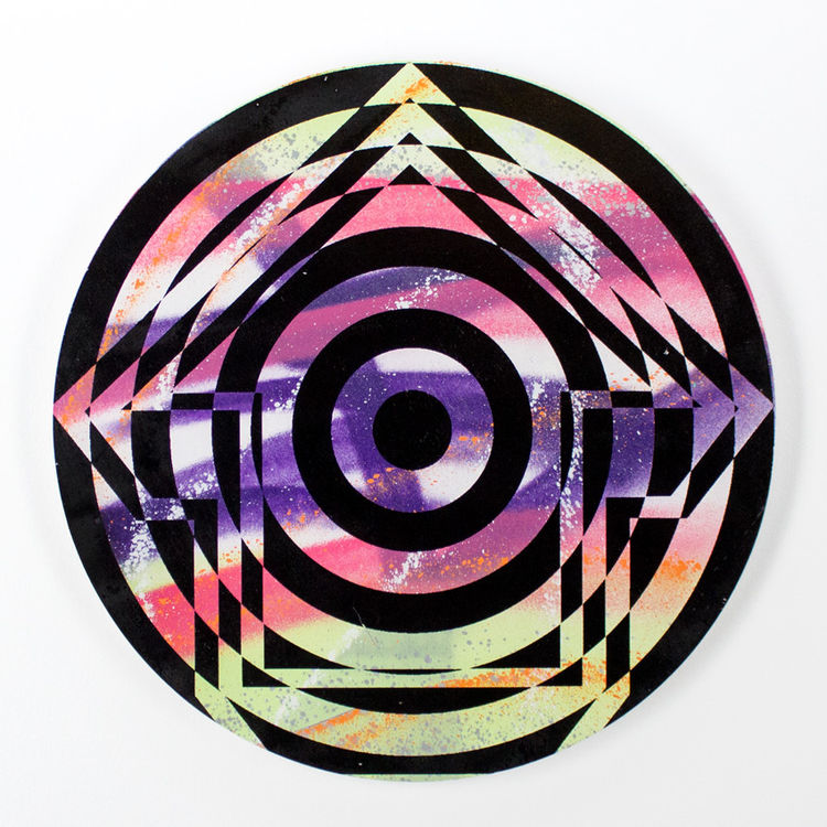 Psychedelic Bullseye 04 by Above