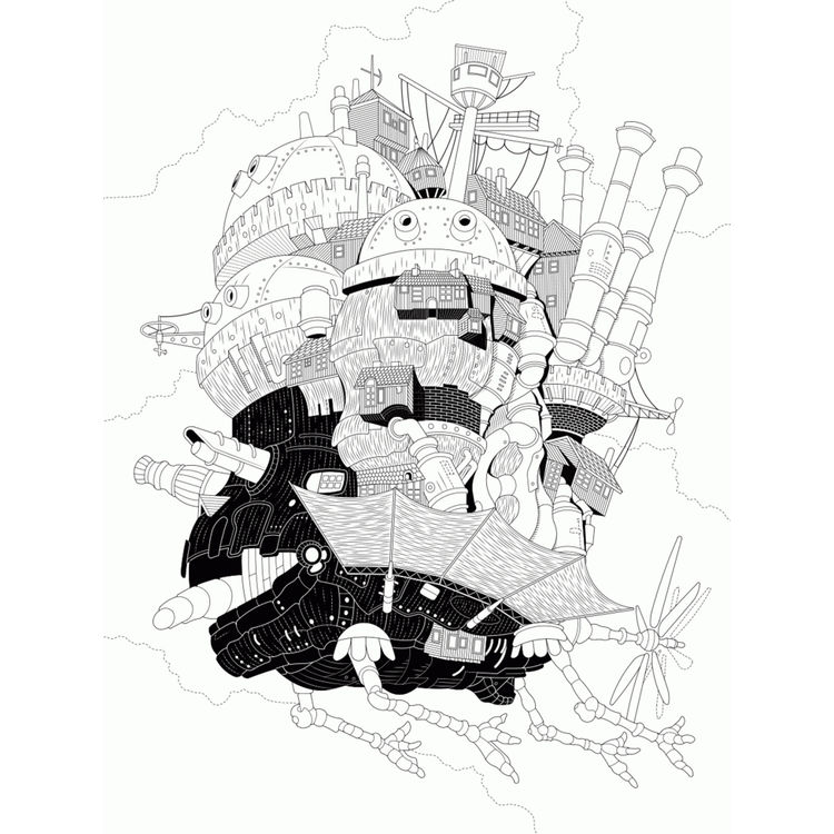 Nil Desperandum Nil Admirari (Howl's Moving Castle) by Andy Hau