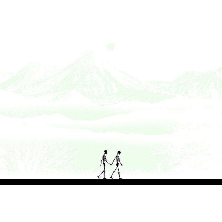 The day everything became nothing 2 - Print by Dan McCarthy