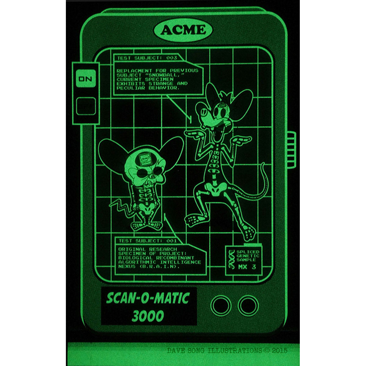 One is a genius, the other's insane