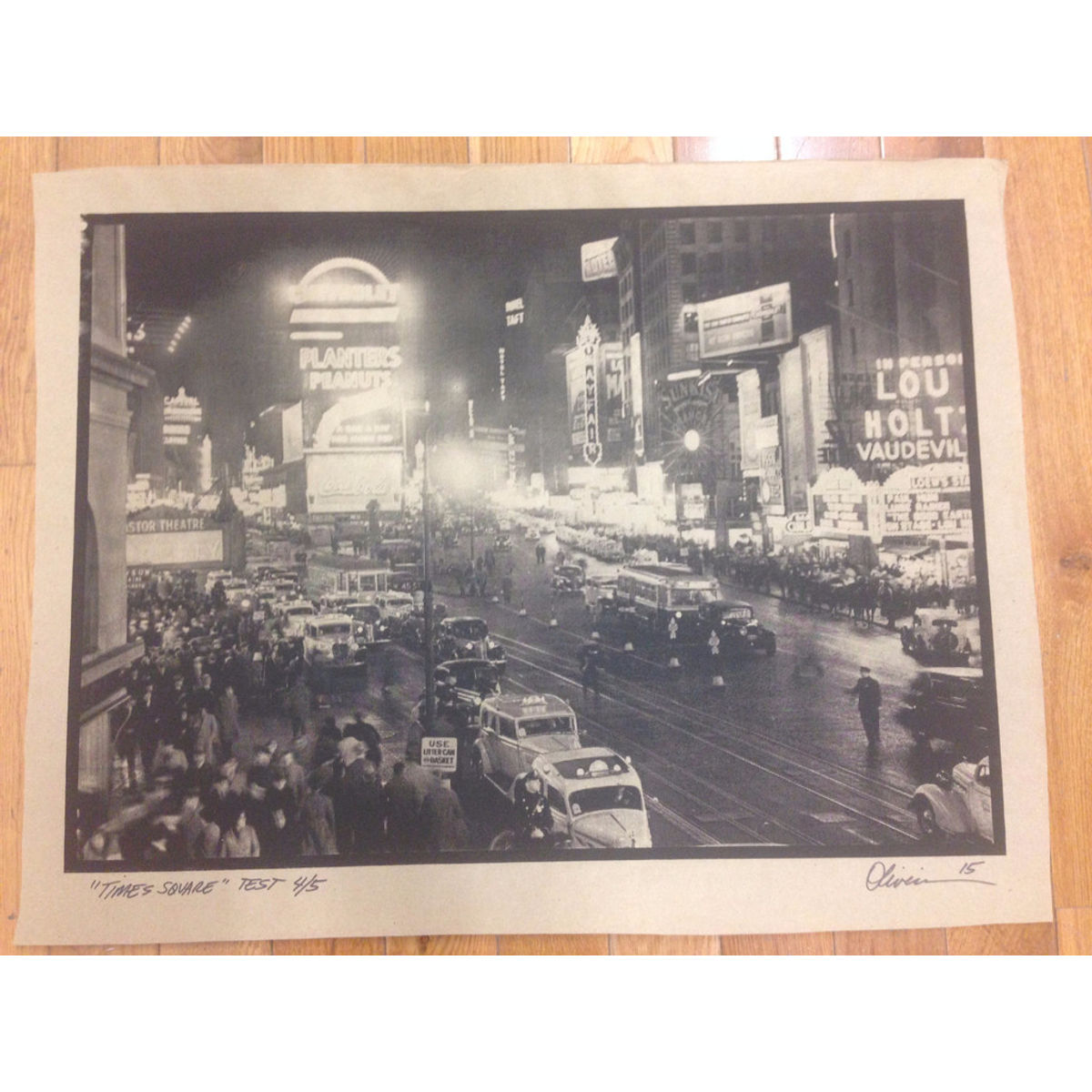 Times Square - Test Prints Non-Glow