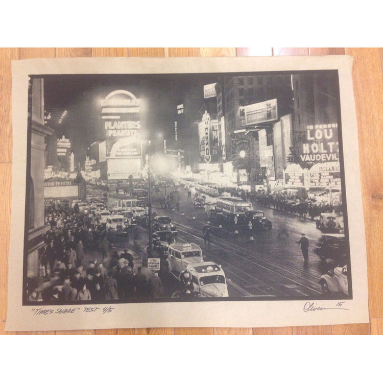 Times Square - Test Prints Non-Glow by Tim Oliveira